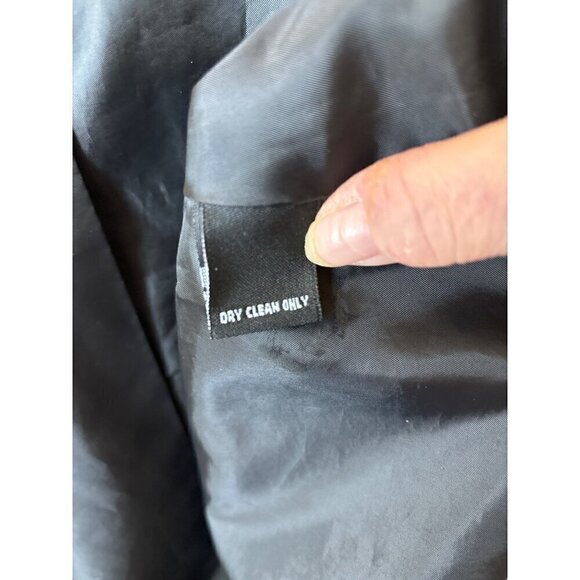 Norton McNaughton Blazer Black Women 14 Fully Lined   Two-Button  Notched Collar - Picture 9 of 11